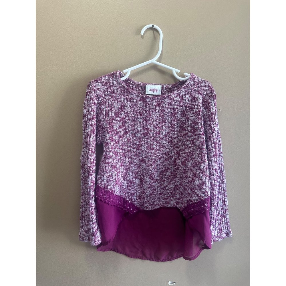 Day Trip Knit Flowy Top Size Small 6/7